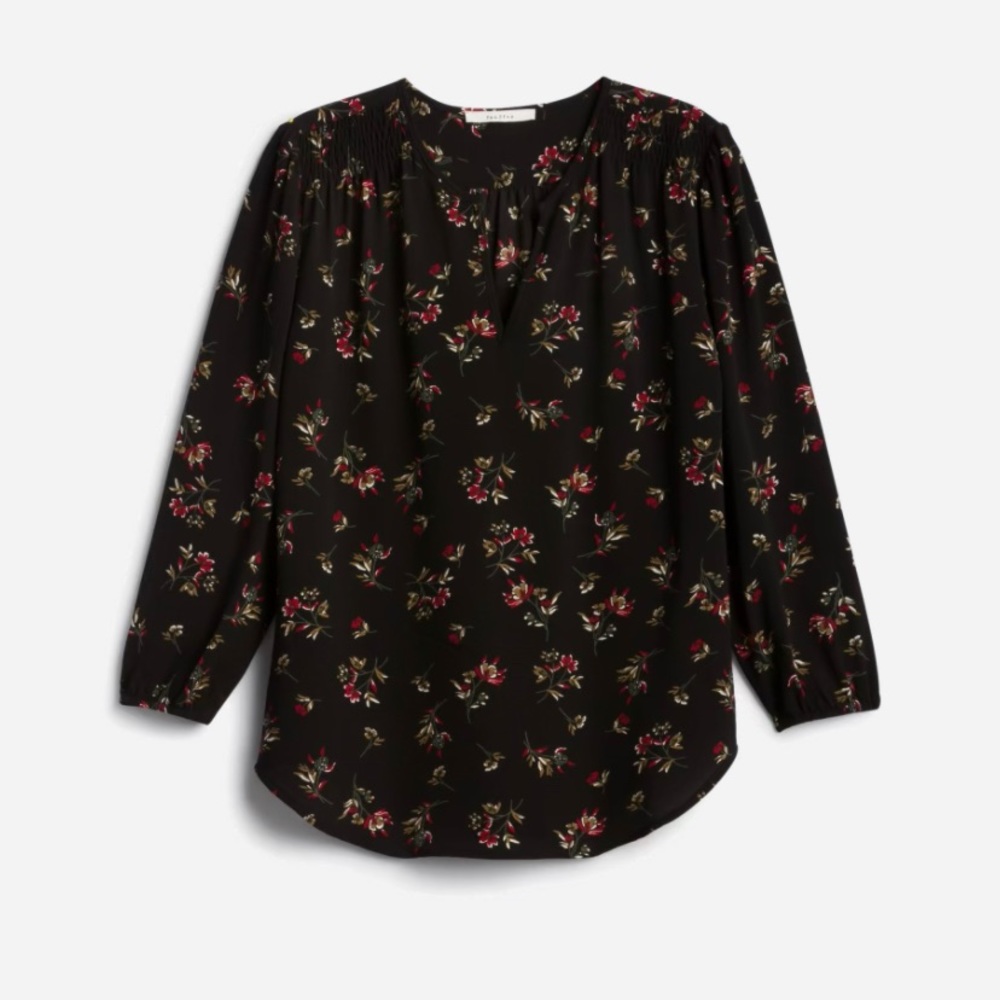 Stitch Fix Fun2Fun Kenmore Split Neck Blouse